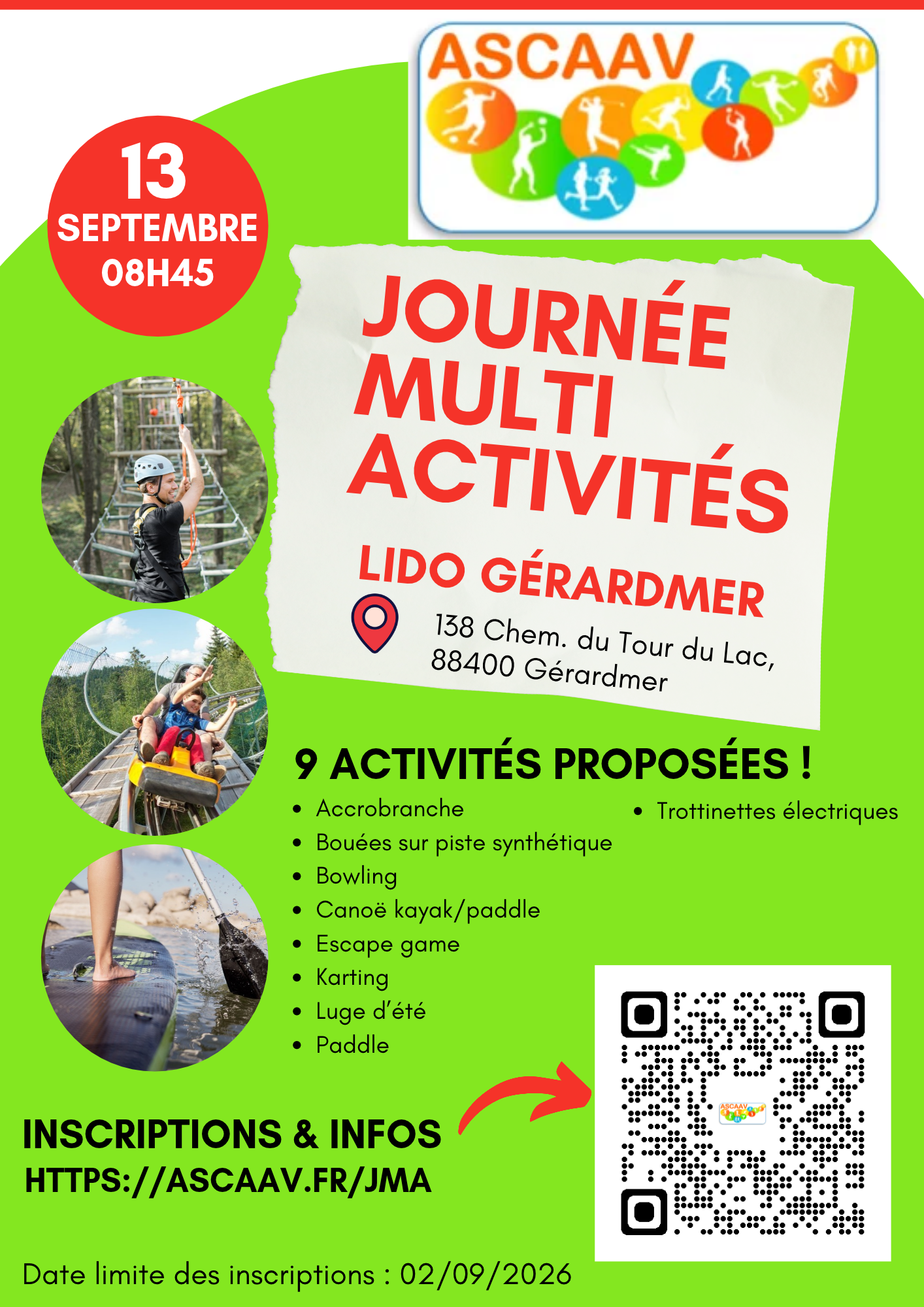 Affiche Journée Multi Activités 2026